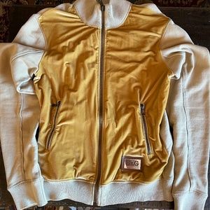 Men’s Dolce Gabbana light cotton and velvet jacket